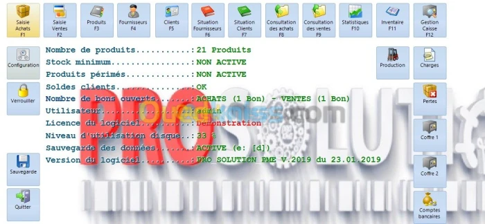 LOGICIEL GESTION PRODUCTION 