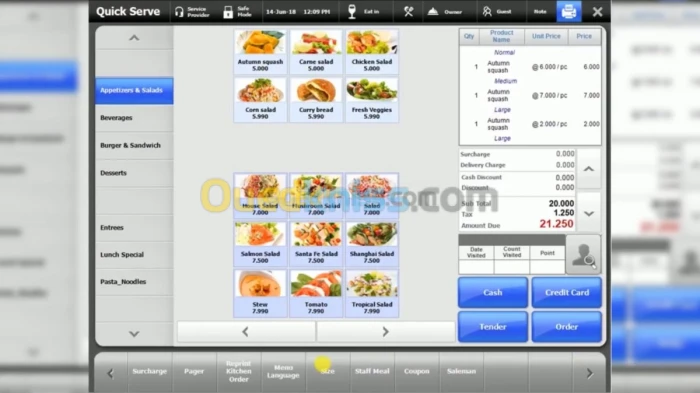 LOGICIEL POUR RESTAURANT