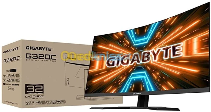 Ecran Gigabyte G32QC 1Ms 165 Curved 2K