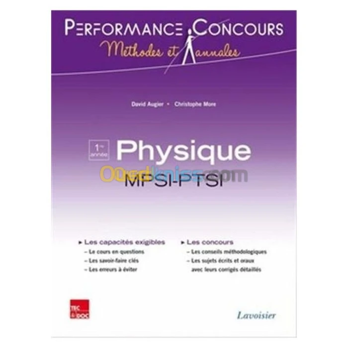 Physique 1re année MPSI-PTSI (collection Performance Concours)