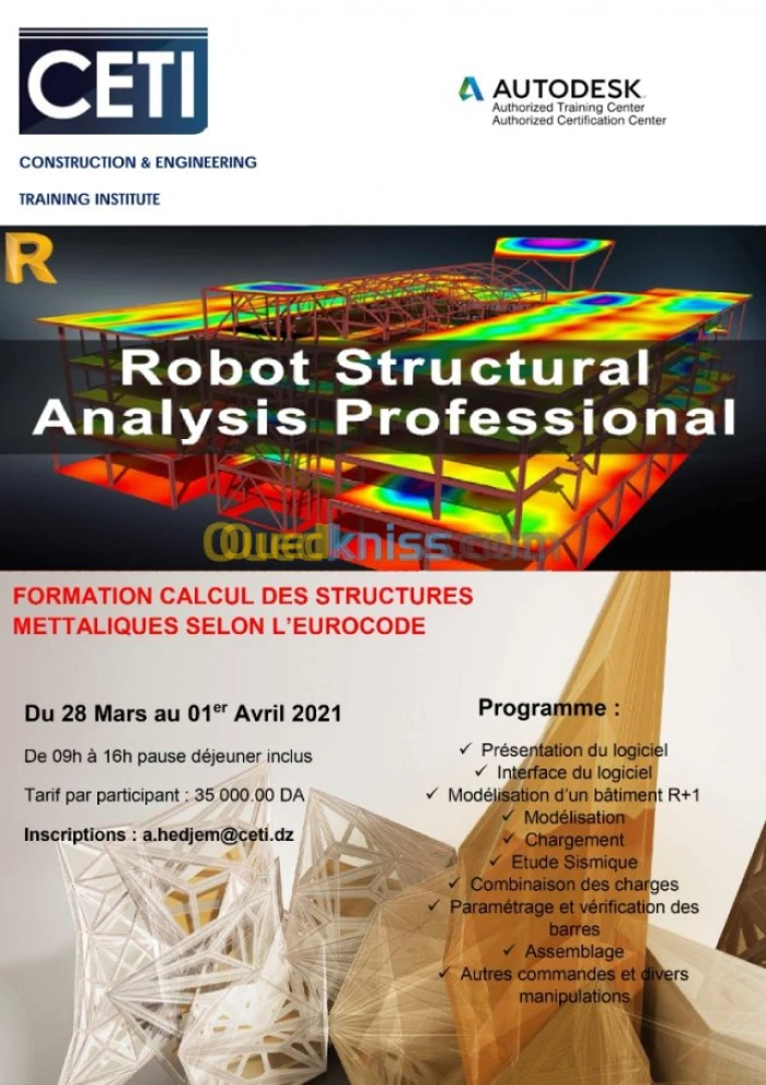 Formation ROBOT CHARPENTE