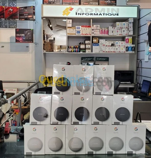 Google Nest Mini Assistant vocal Galet