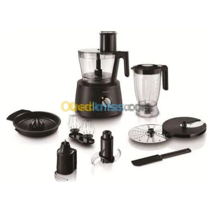 PHILIPS Robot De Cuisine 50 Fonctions 1300 Watts - Hr7776 - Noir