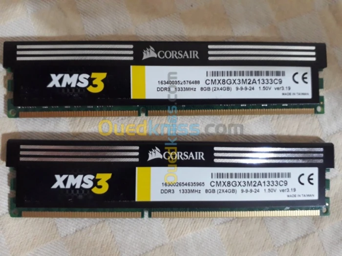 ram ddr3 2x 8GB corsair