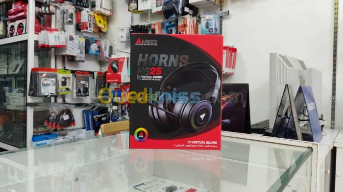 CASQUE AURES HORNS HS25 7.1 RGB