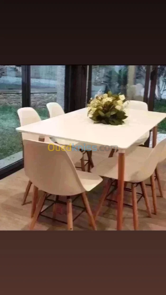 ❤️Solde table SCANDINAVE avec chaise prix imbattable 📣