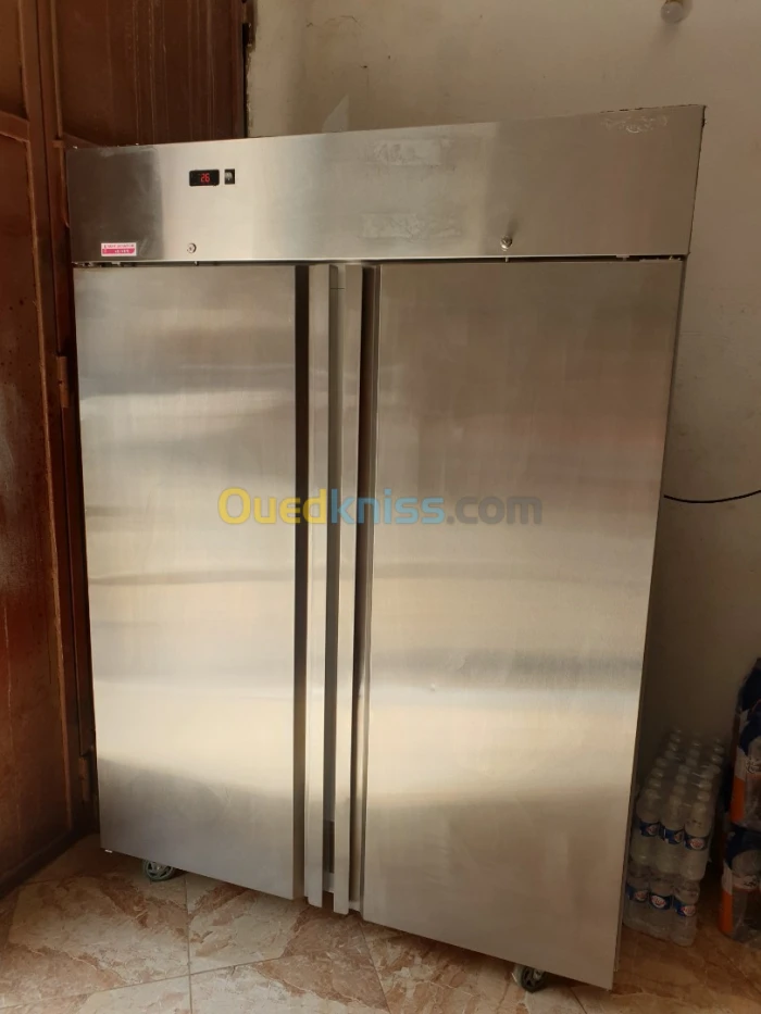 frigo armoire simafe inox deux portes