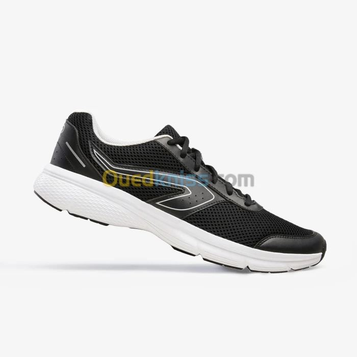 KALENJI CHAUSSURE DE RUNNING HOMME RUN CUSHION NOIR GRIS