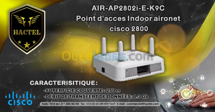 POINT D'acces CISCO INDOOR 2800 AIR-AP2802I-E-K9C