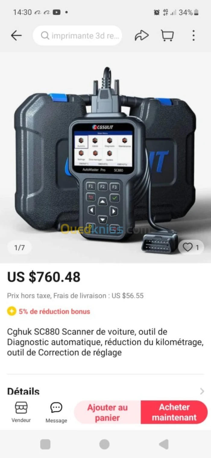 Outils de diagnostic