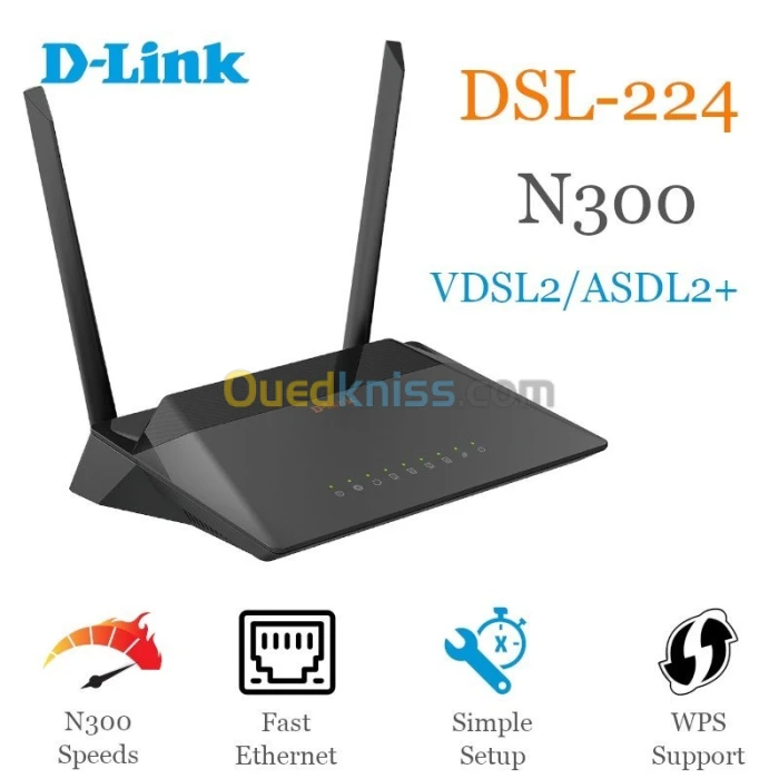 Modem Router D-Link 224 VDSL