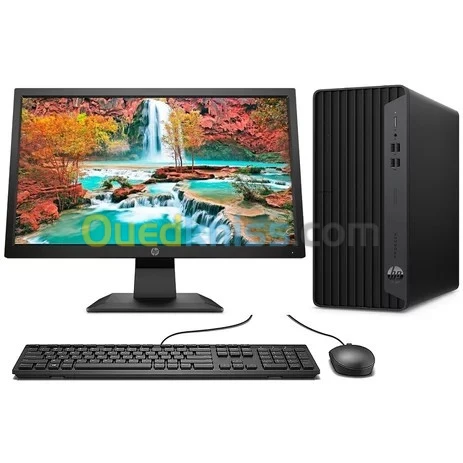 DESKTOP HP PRODESK-400-G7 MT I5 10500/  DDR4 4GB / HDD 1TB  / WIN11/ ECRAN 22 POUCE 