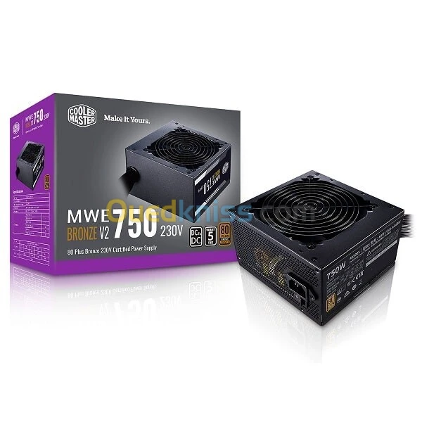 Alimentation Cooler Master MWE Gold V2 Full Modulaire 750W ATX 3.0 / PCIe 5.0