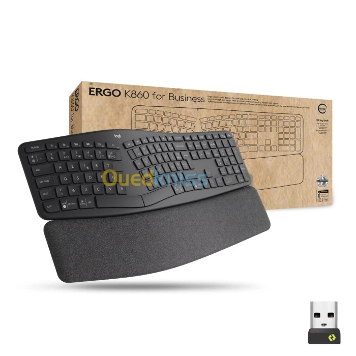 CLAVIER SANS FIL LOGITECH K860 ERGO