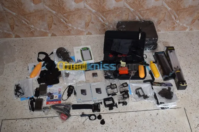 gopro batterie + caisson + accessoir