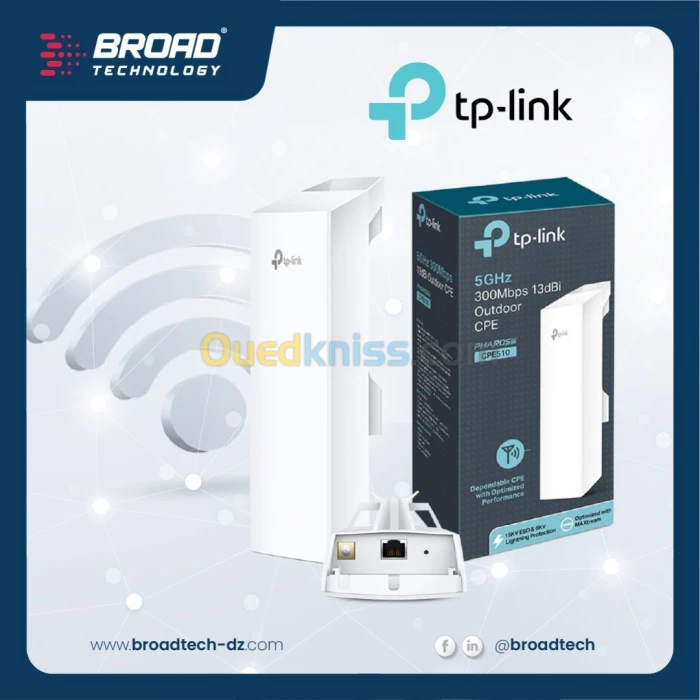 CPE 510 TP-LINK Station WiFi Extérieure 5 GHz 300 Mbps 13 dBi