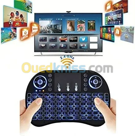 Télécommande Smart TV + Clavier + Air Mouse