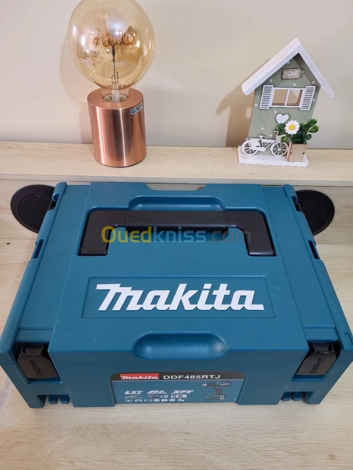 Makita - Perceuse visseuse Brushless 18 V Ø 13 mm + 2 batteries 5Ah + chargeur + Makpac - DDF485RTJ