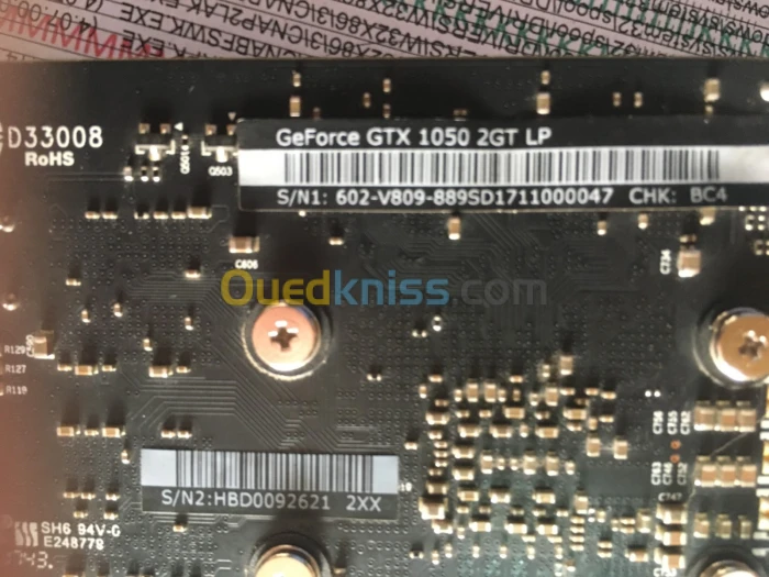 CARTE GRAPHIQUE MSI GeForce GTX 1050 2GO GDDR5 LP