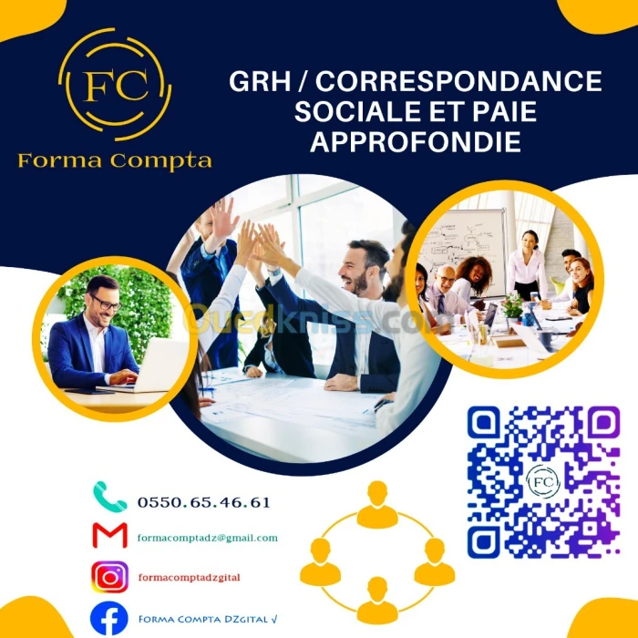 GRH Et PC PAIE Formation + Double Attestations