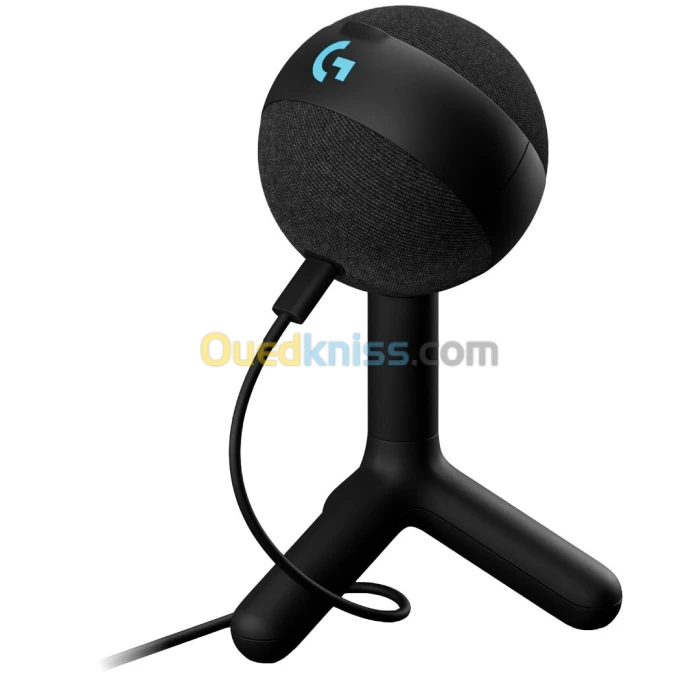 Microphone Gaming RVB Logitech G Yeti Orb (Noir) (blanc)