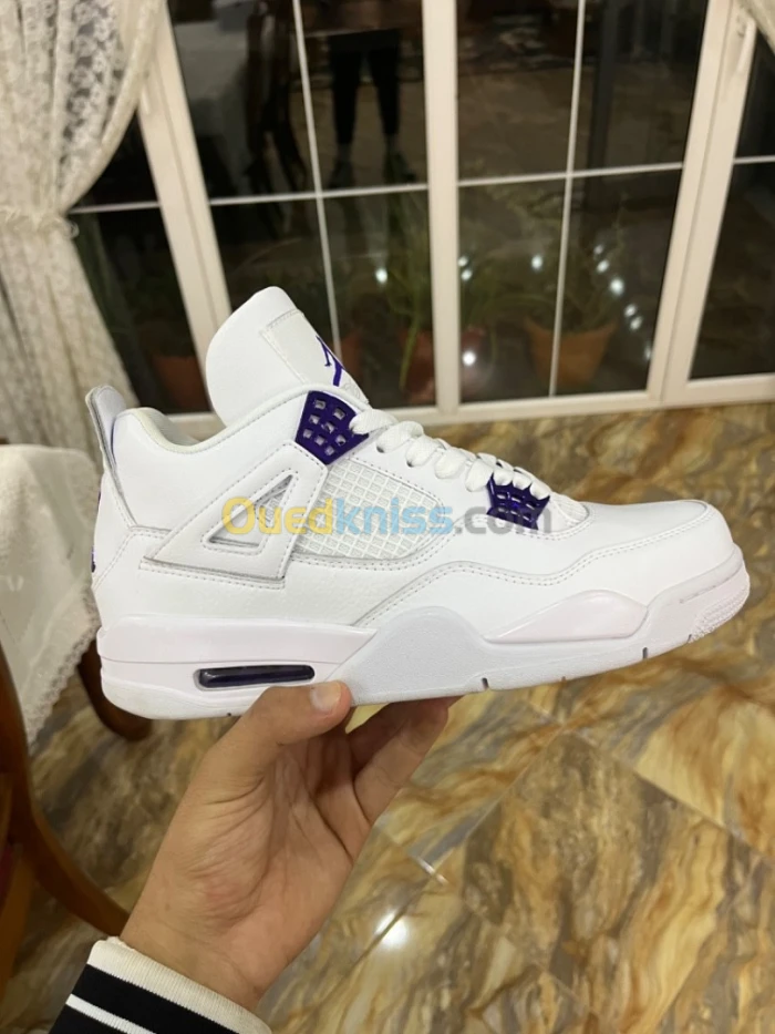 Jordan 4 metallic purple