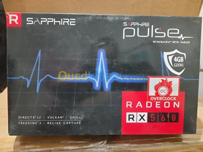 Carte graphique radeon rx 560 pulse 4gb ddr5