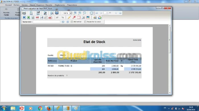 Logiciel de Gestion Commerciale& Stock