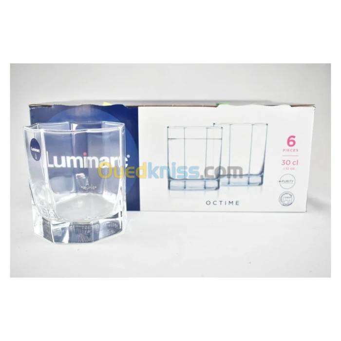 LUMINARC Verre Eau Octime 6 Pièces