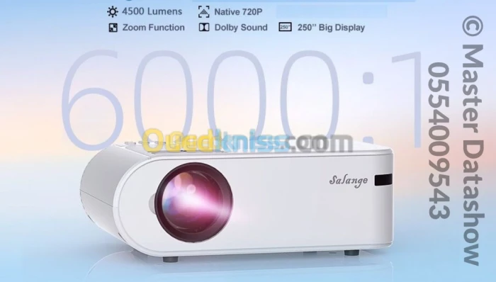 Datashow projecteur 4500 lumens P62