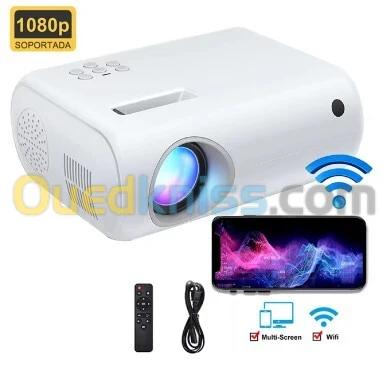 Video projecteur Mini datashow P80 4000 Lumens 720p WIFI Miracast ضمان 06 أشهر