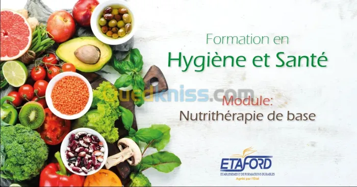 Formation en Hygiène , Nutrition et santé humaine