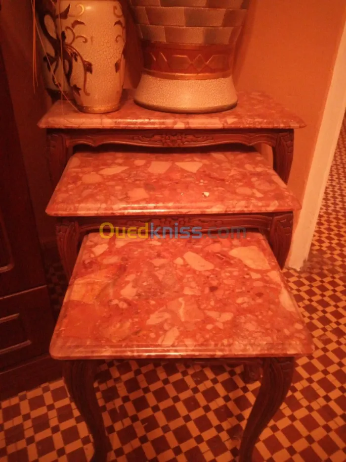 Tables de gigognes en Bois heutre