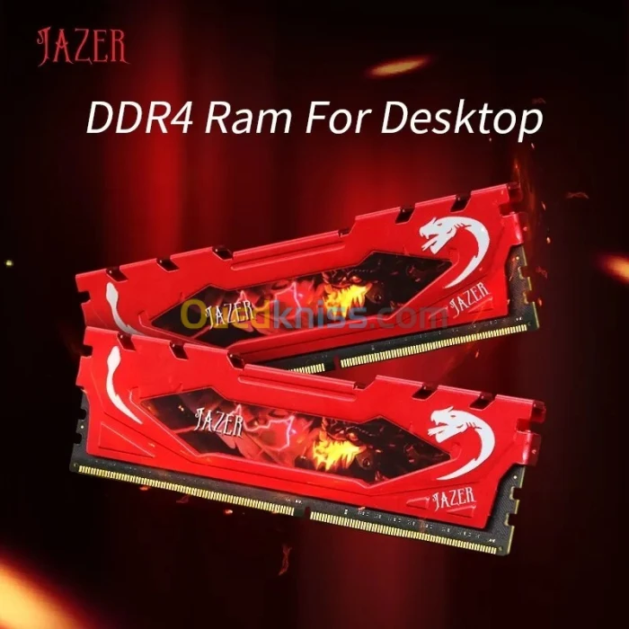  RAM 8Go/16Go DDR4 3200Mhz JAZER Desktop Avec Dissipateur