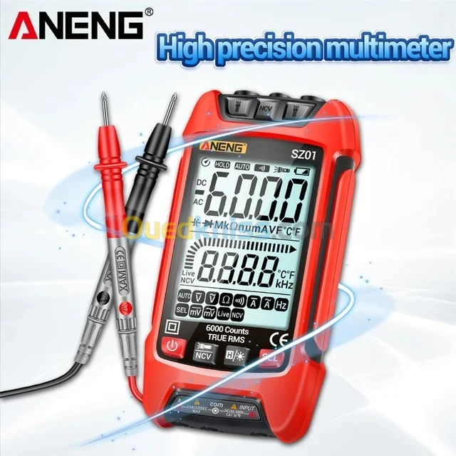 ANENG  multimètre numérique SZ01, 6000 mesureur automatique