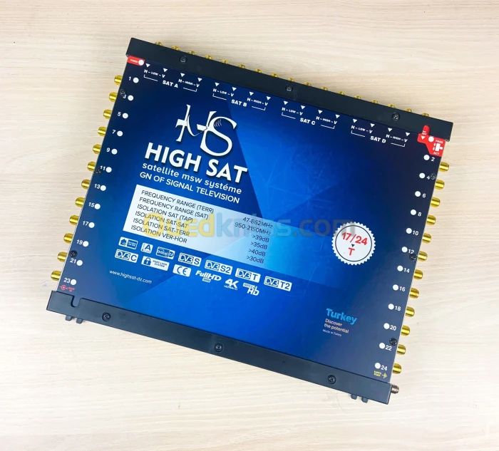 NEXT Multi-switch - 17/24 - Terminal GOLD 4 SATELLITES
