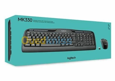 COMBO CLAVIER + SOURIS LOGITECH MK330 SANS FILL AZERTY