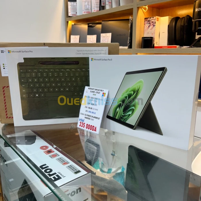 MICROSOFT SURFACE PRO 9 CLAVIER STYLET I7 12TH GEN 16GB RAM 512GB SSD