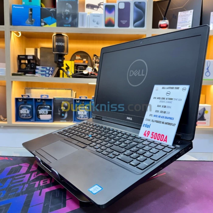 DELL LATITUDE 5580 I5 7300U 7TH GEN 8GB RAM 256GB SSD ECRAN 15 POUCES 