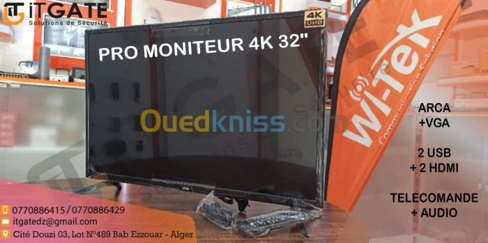 Moniteur 4K 32 pouce #witek 