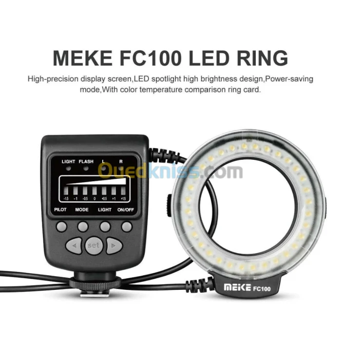 Meike FC-100 FC100 Manuel LED Macro