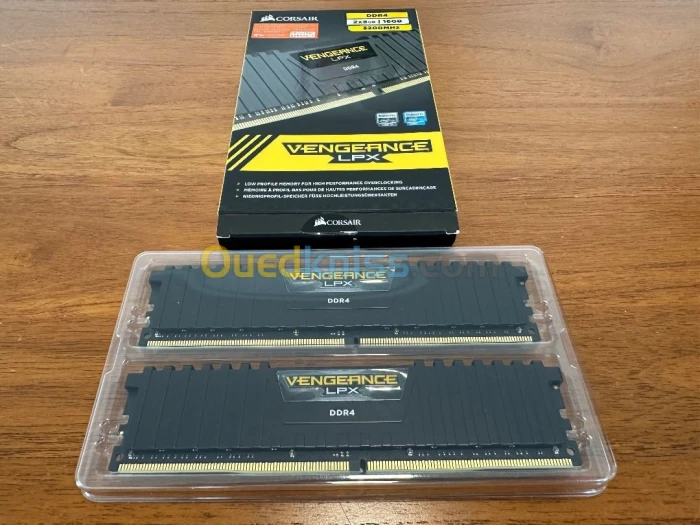 Kit de mémoire VENGEANCE RGB PRO 16 GO (2 x 8 GO) DDR4 DRAM 3 200 MHz C16 noir