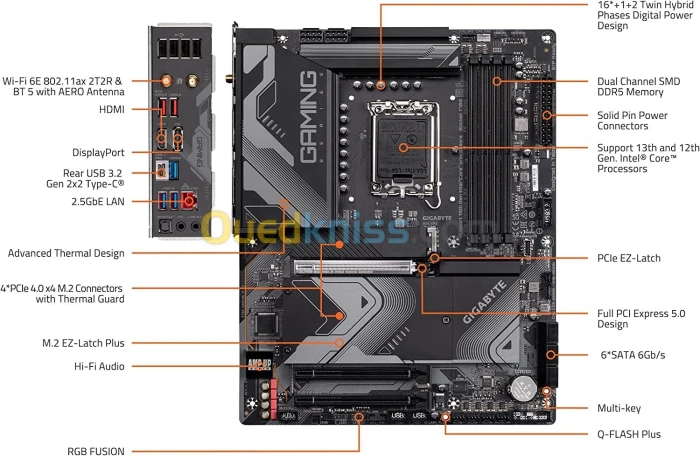 GIGABYTE Z790 Gaming X AX