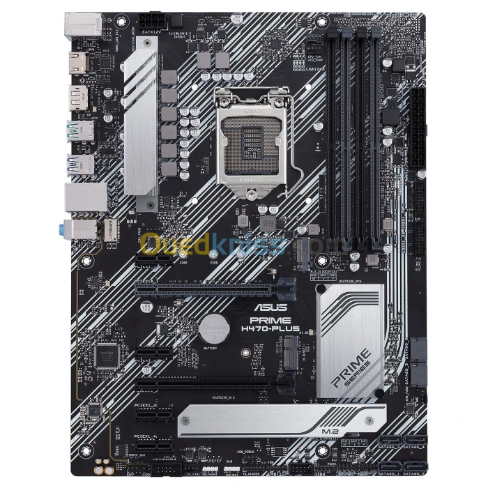 Carte Mère ASUS PRIME H470-PLUS ATX SOCKET 1200 INTEL EXPRESS - 4X DDR4 - + M.2 PCIE NVME - USB 3.1