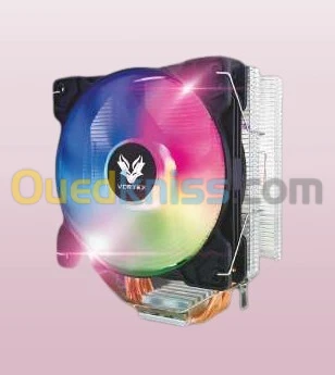 VORTEX LIGHT COOLER ARGB - VENTILATEUR ARGB 120MM AVEC ECLAIRAGE ARGB - AMD - INTEL - BLACK