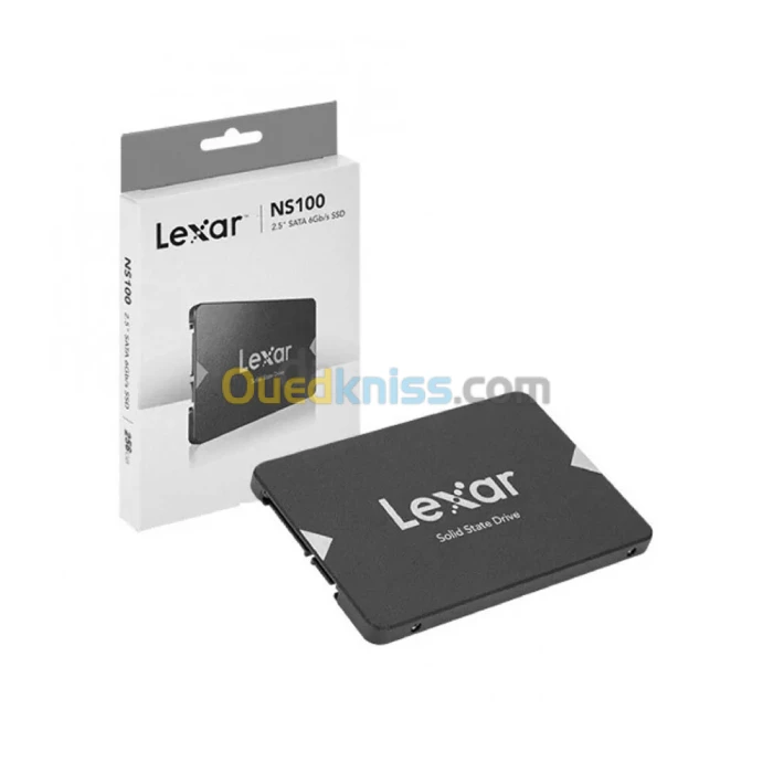 LEXAR NS100 1TB - DISQUE DUR INTERN SATA III SSD 2.5" - 550MB/s - UP TO 2000 Hz - 6Gb/s- NOIR 