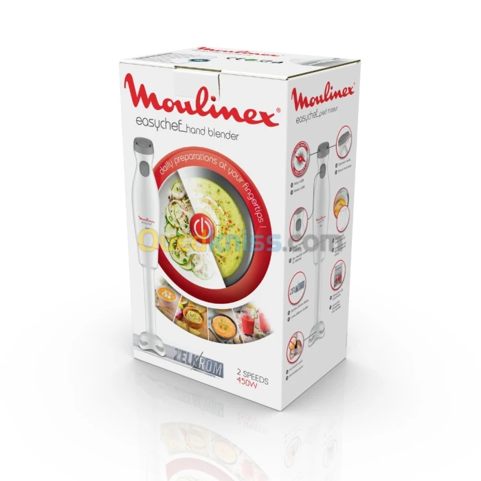 MIXEUR EASYCHEF BLANC 450W BLANC