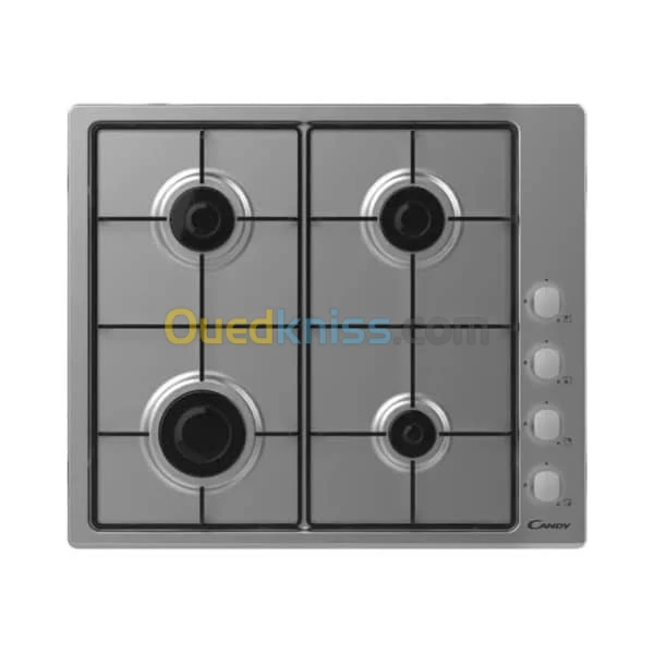 PLAQUE CANDY 4 FEUX EMAILLEES INOX - - CHW6LX