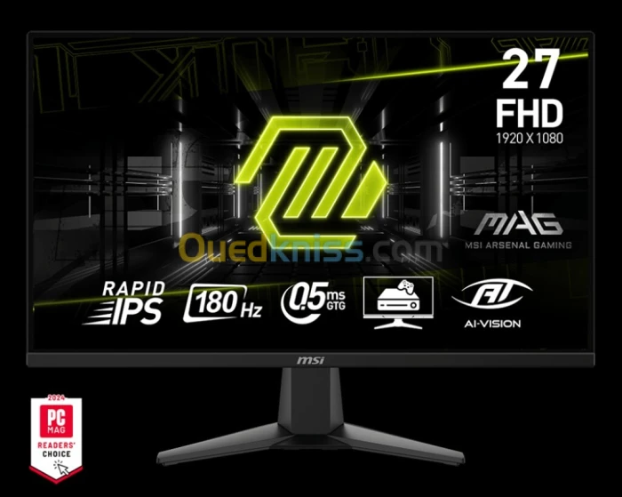 MONITEUR MSI MAG 275F 27" IPS 180HZ 0.5MS