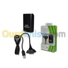CABLE + BATTERIE MANETTE XBOX 360